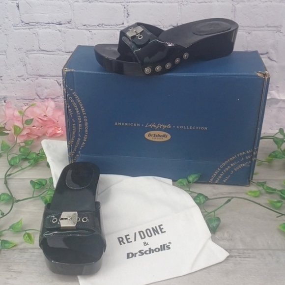 Dr. Scholl's RE/DONE Lacquer Black NIB - Picture 10 of 11